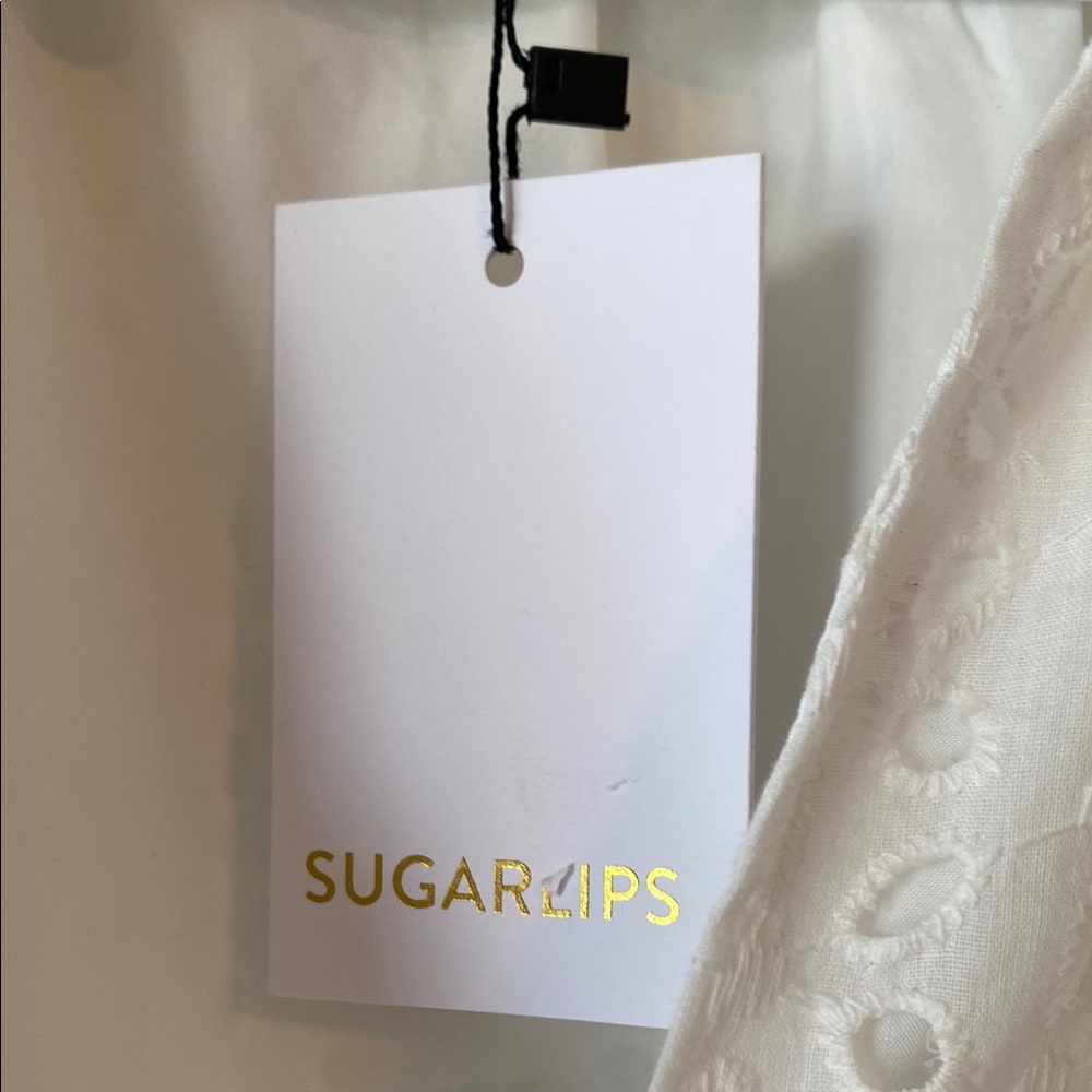 White Eyelet Dress - Picture 2 of 7